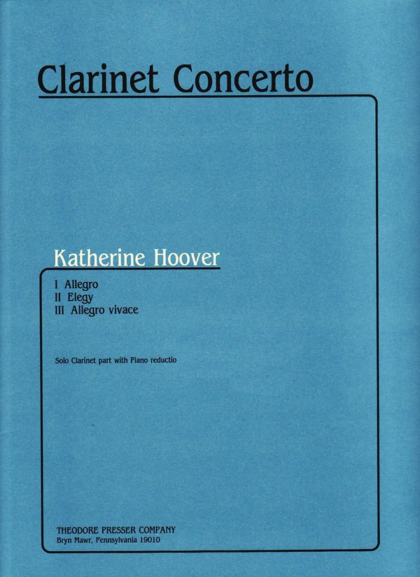 Hoover: Clarinet Concerto