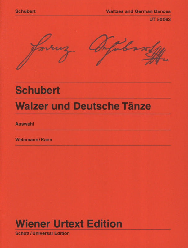 Schubert: Selected Waltzes and German Dances