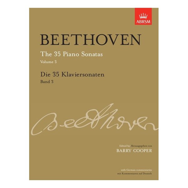 Beethoven: Complete Piano Sonatas - Volume 3 - Ficks Music