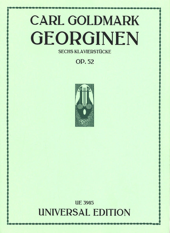 Goldmark: Georginen, Op. 52