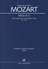 Mozart: Missa in C Major, K. 317 ("Coronation Mass")