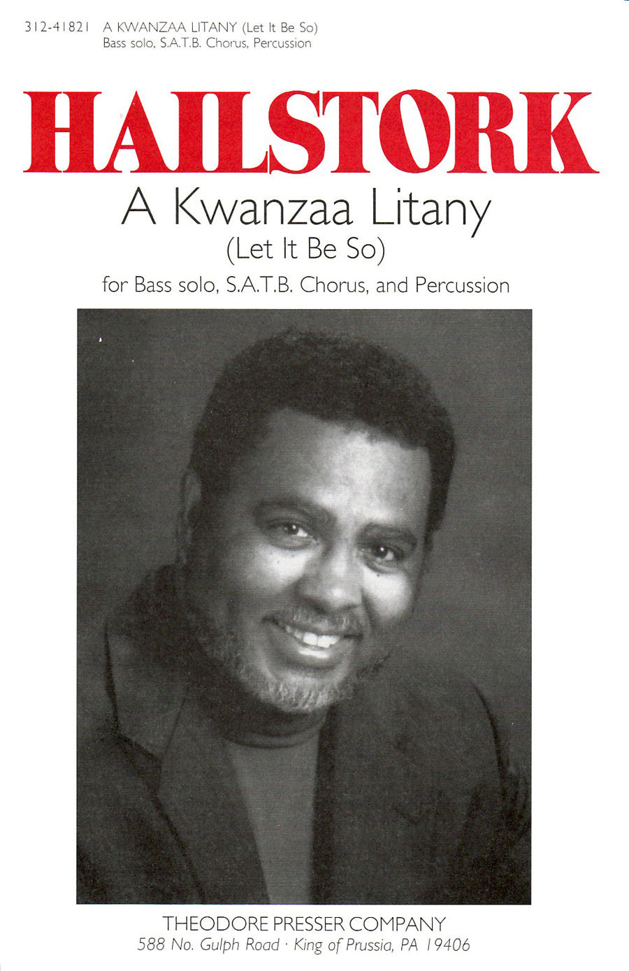 Hailstork: A Kwanzaa Litany (Let It Be So)