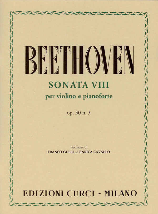 Beethoven: Violin Sonata in G Major, Op. 30, No. 3