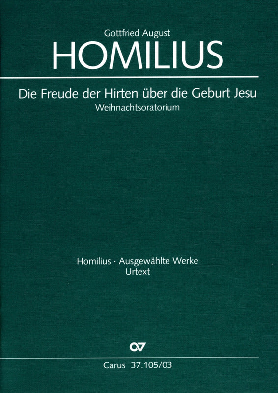 Homilius: Die Freude der Hirten über die Geburt Jesu, HoWV 1. 1