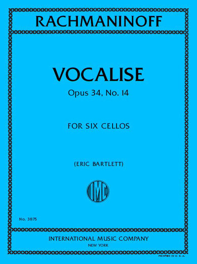 Vocalise cello online