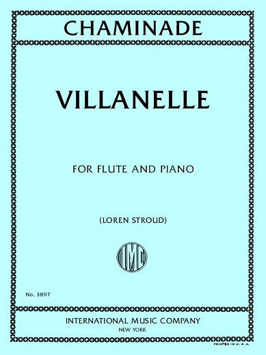 Chaminade: Villanelle (arr. for flute & piano)