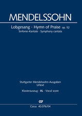 Mendelssohn: Lobgesang, MWV A 18, Op. 52