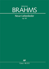 Brahms: Neue Liebeslieder, Op. 65