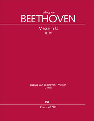 Beethoven: Mass in C Major, Op. 86