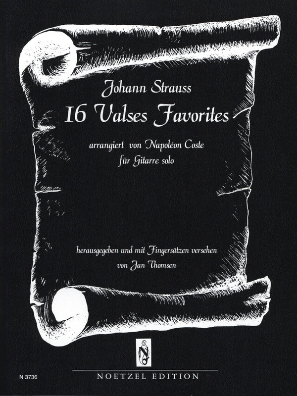 Strauss: 16 Favorite Waltzes (arr. for guitar)