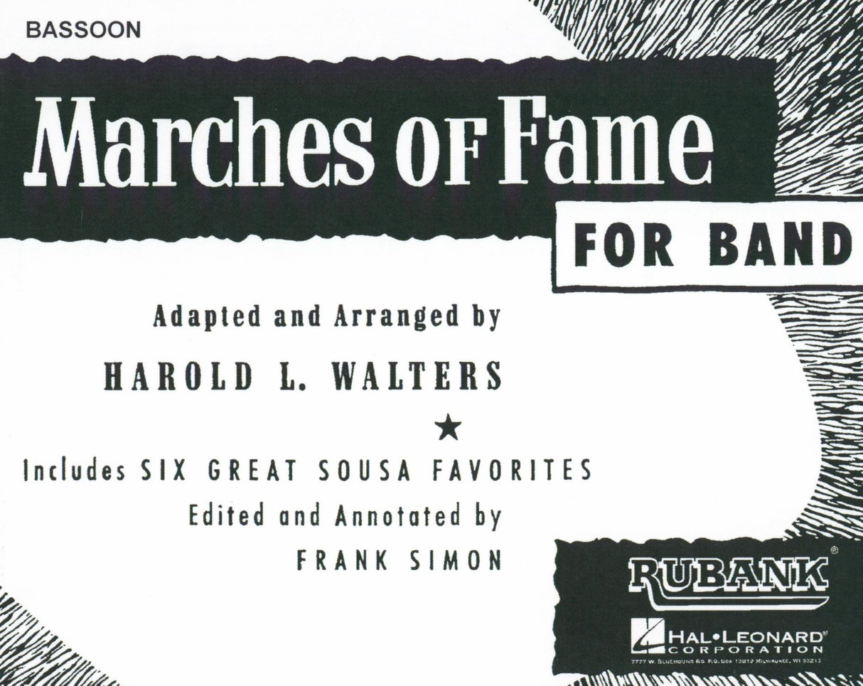 Marches of Fame for Band