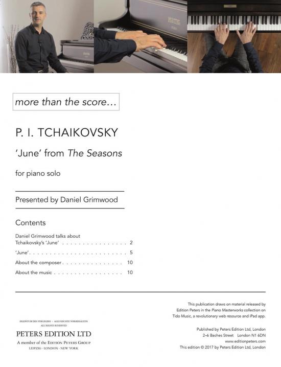 Tchaikovsky: June (from The Seasons), Op. 37a, No. 6