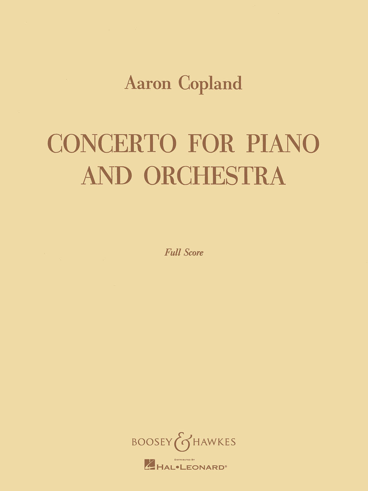 Copland: Piano Concerto