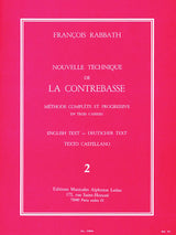Rabbath: A New Technique for the Double Bass - Volume 2 (3rd & 4th positions)