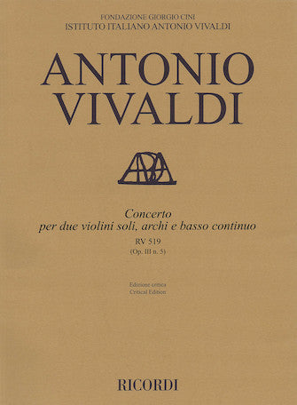 Vivaldi: L'Estro Armonico, RV 519, Op. 3, No. 5