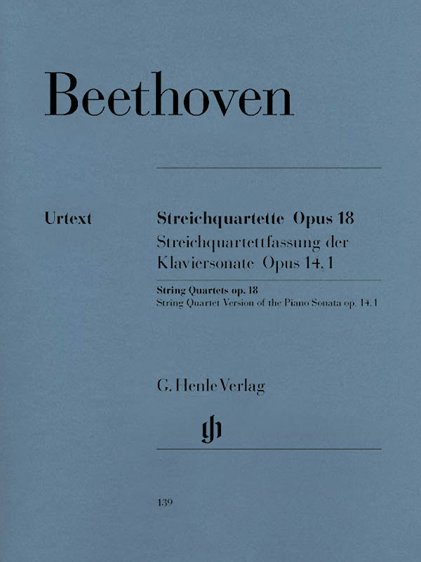 Beethoven: String Quartets I, Op. 18