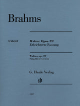 Brahms: Waltzes, Op. 39 (Simplified Version)