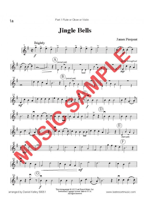 Music for Three Treble Instruments - Christmas Collection No. 1