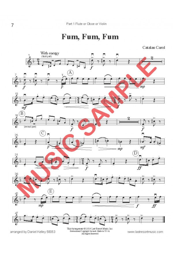 Music for Three Treble Instruments - Christmas Collection No. 3