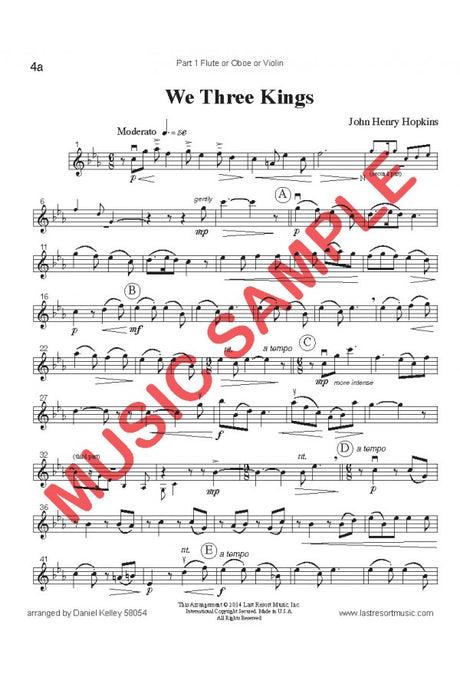 Music for Three Treble Instruments - Christmas Collection No. 4