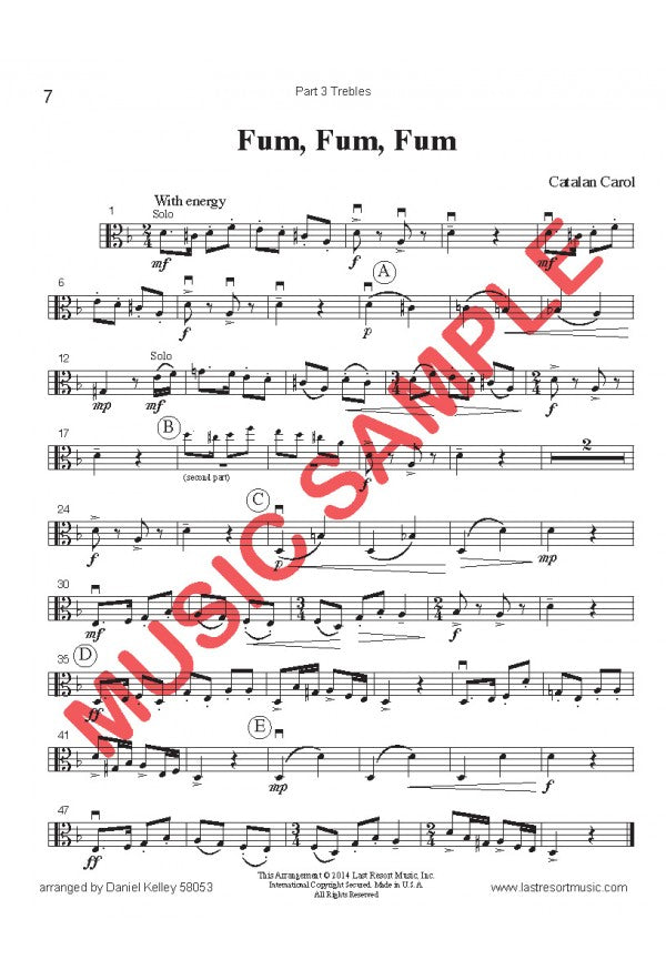 Music for Three Treble Instruments - Christmas Collection No. 3