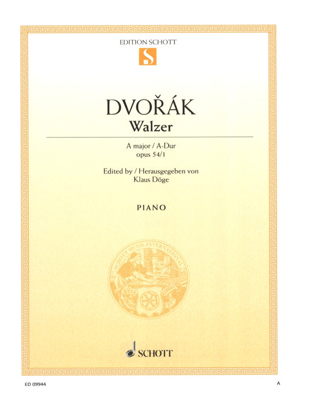 Dvořák: Waltz in A Major, Op. 54, No. 1