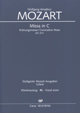 Mozart: Missa in C Major, K. 317 ("Coronation Mass")