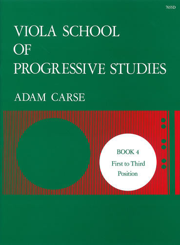 Carse: Viola School of Progressive Studies - Book 4