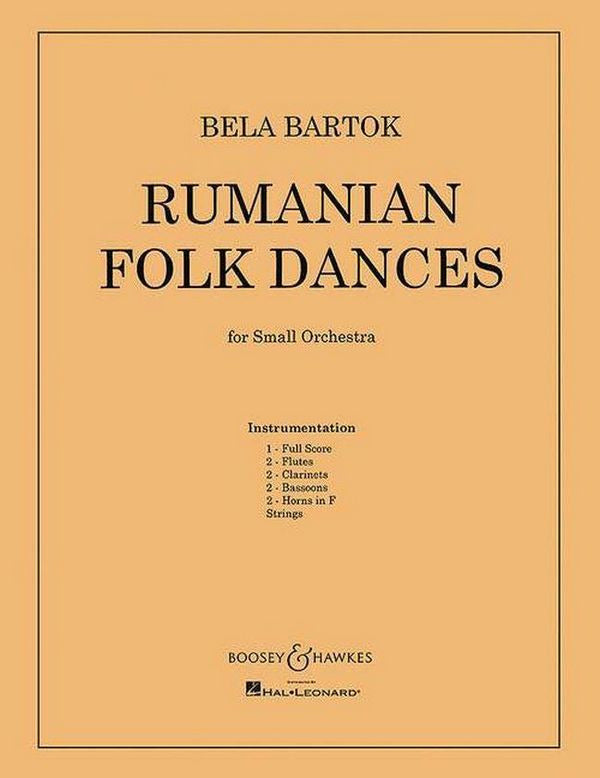 Bartók: Romanian Folk Dances - Version for Small Orchestra