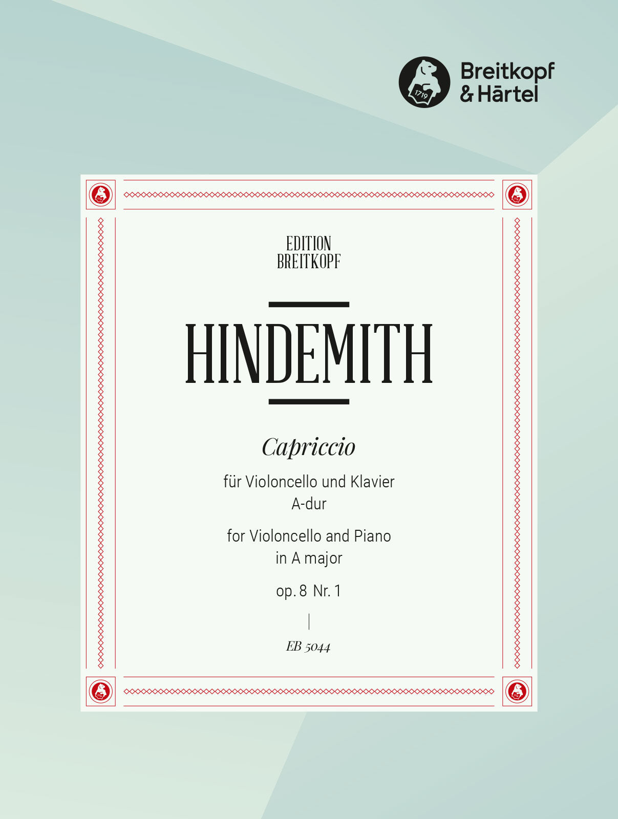 Hindemith: Capriccio in A Major, Op. 8, No. 1