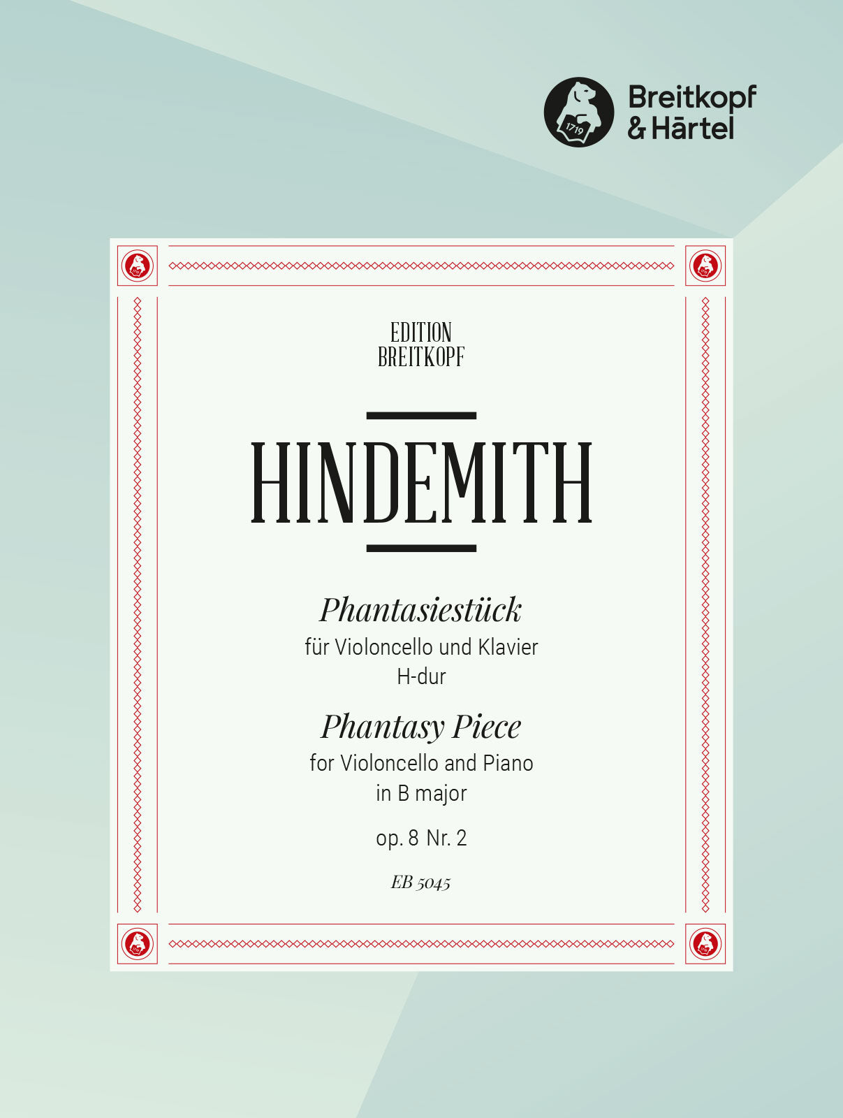 Hindemith: Fantasy Piece in B Major, Op. 8, No. 2