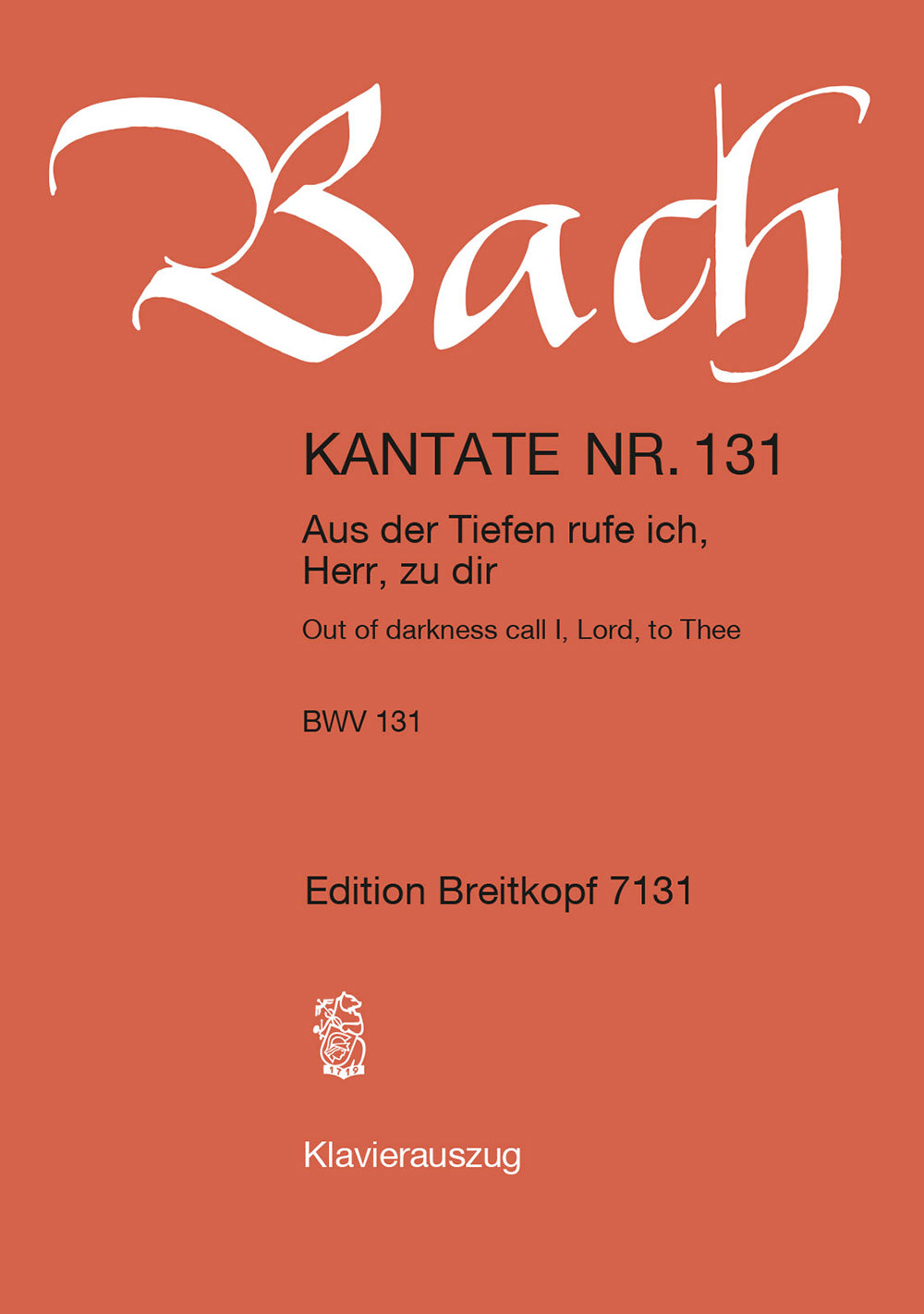 Bach: Aus der Tiefen rufe ich, BWV 131 (Version in G Minor)