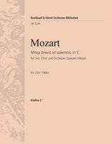 Mozart: Missa in C Major, K. 220 (196b)