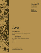 Bach: Concerto for 2 Violins in D Minor, BWV 1043