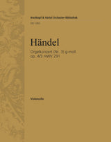 Handel: Organ Concerto in G Minor, HWV 291, Op. 4, No. 3