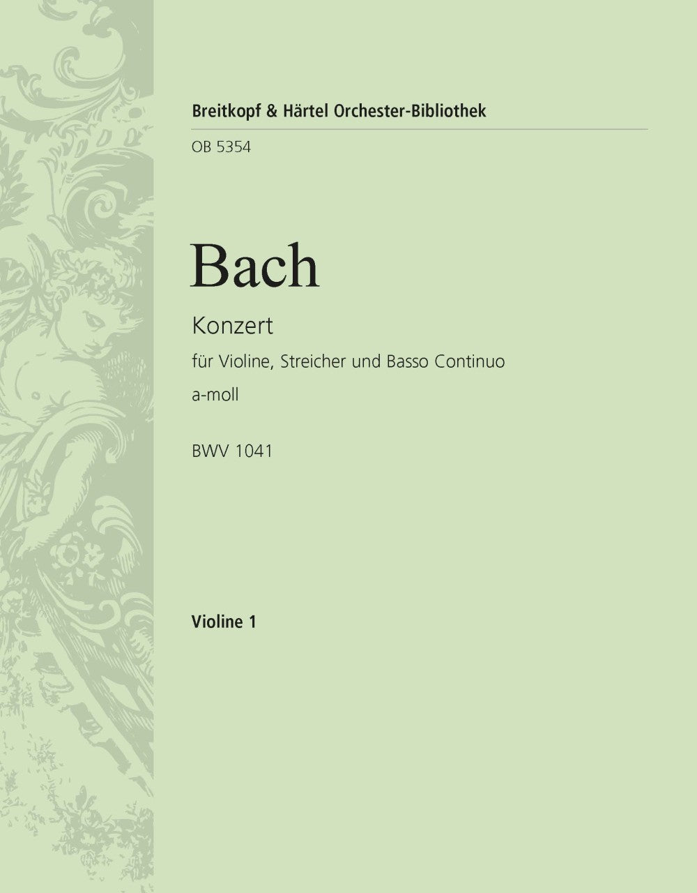 Bach: Violin Concerto in A Minor, BWV 1041