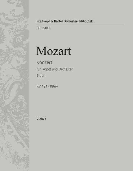 Mozart: Bassoon Concerto in B-flat Major, K. 191 (186e)