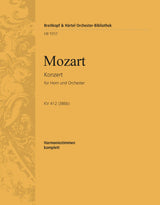 Mozart: Horn Concerto No. 1 in D Major, K. 412/514 (386b)