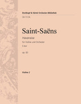 Saint-Saëns: Havanaise, Op. 83