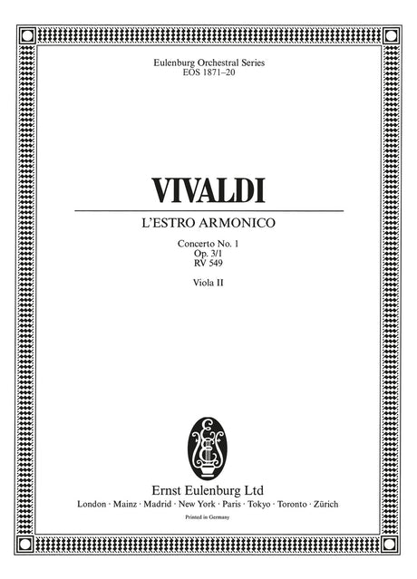 Vivaldi: L'Estro Armonico, RV 578, Op. 3, No. 2