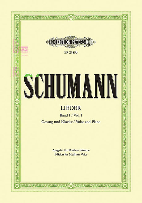 Schumann: Complete Songs - Volume 1