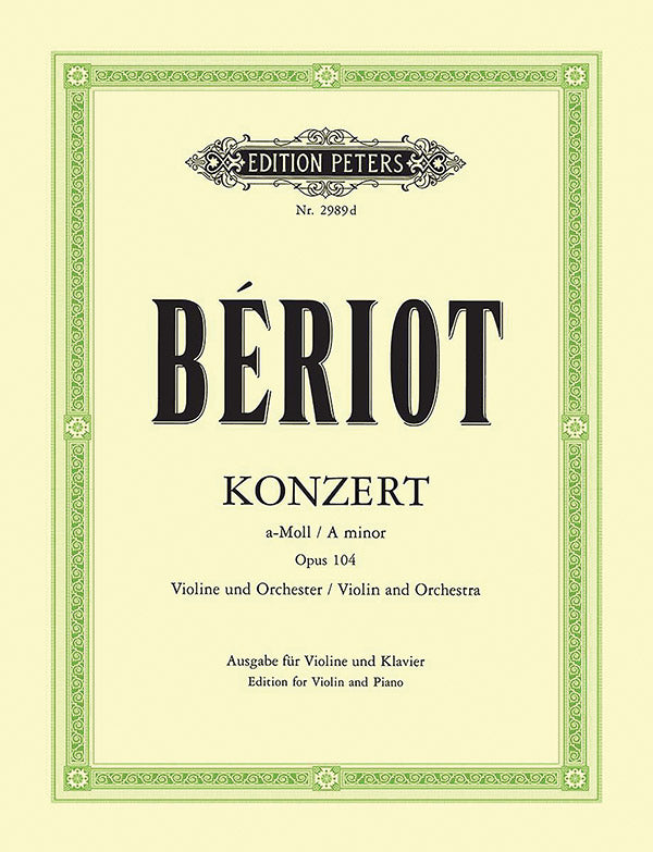 de Bériot: Violin Concerto No. 9 in A Minor, Op. 104