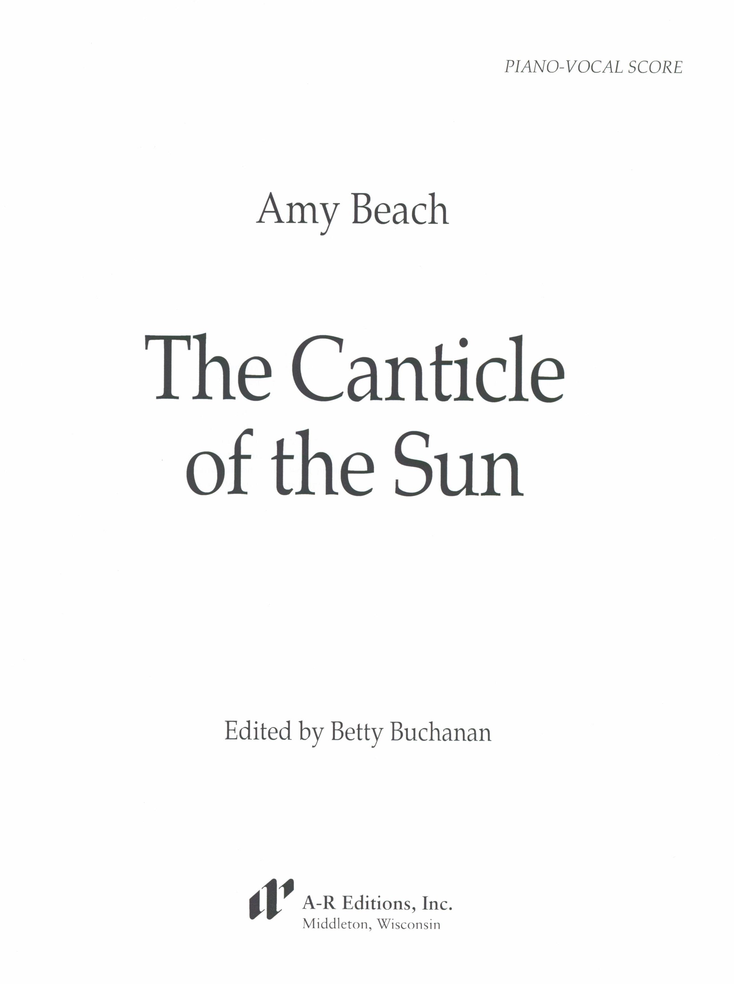Canticle of the Sun 
