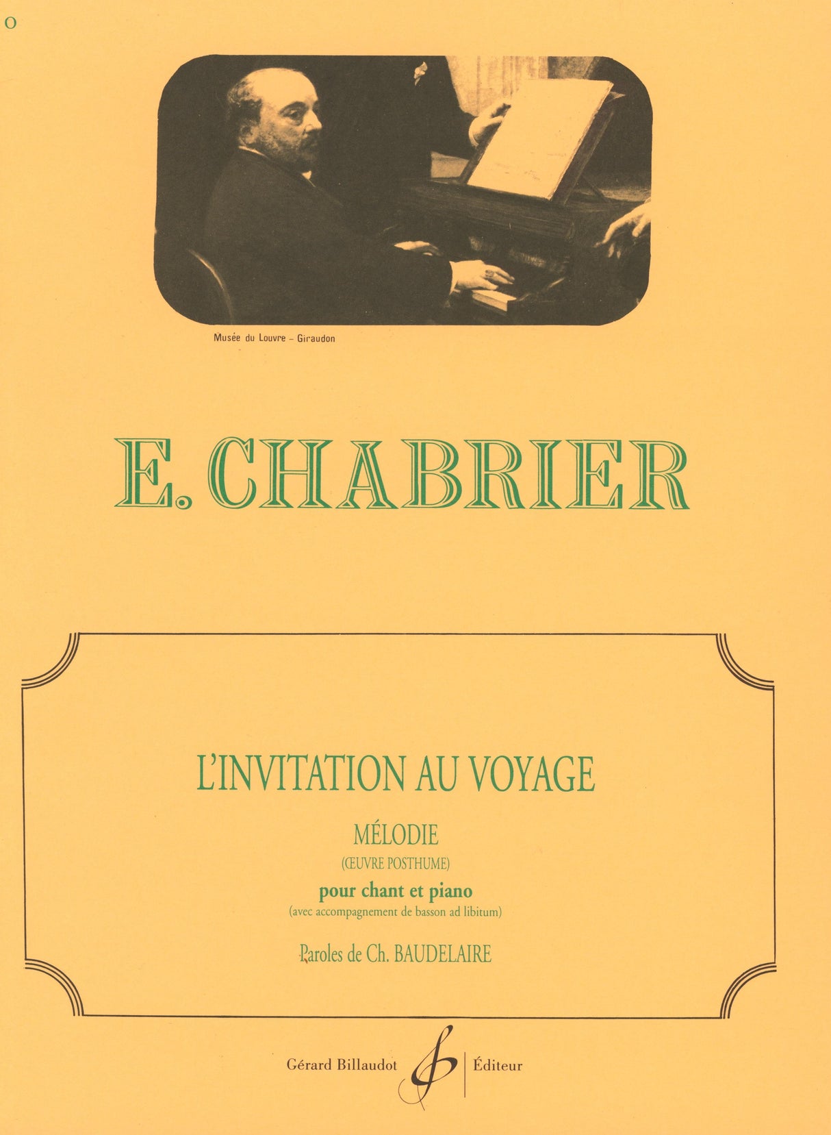 Chabrier: L'invitation au voyage