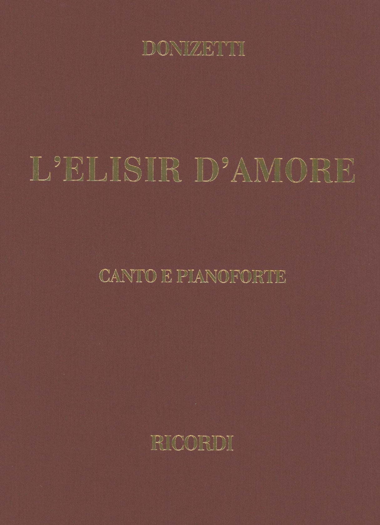 Donizetti: L'elisir d'amore