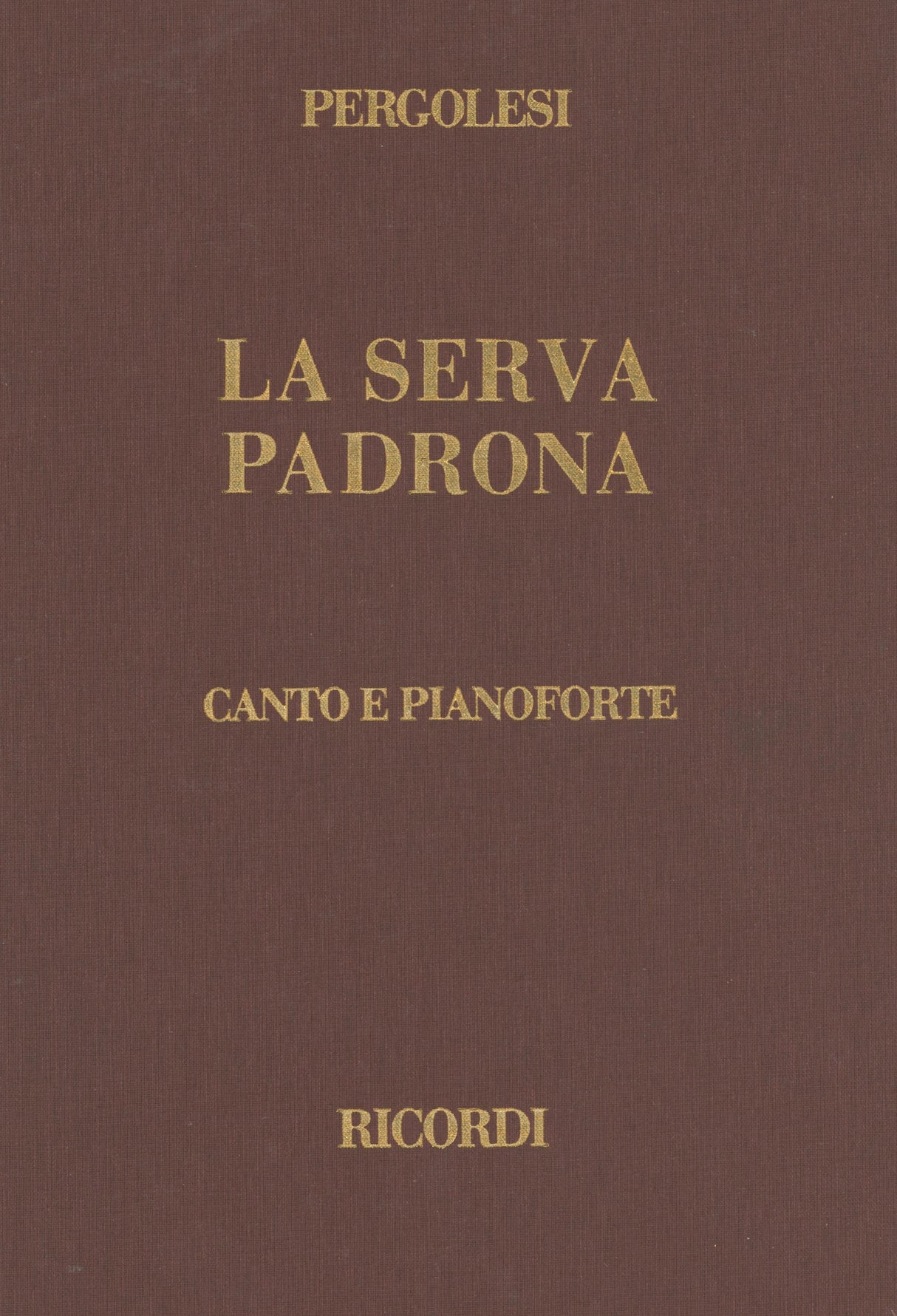 Pergolesi: La serva padrona