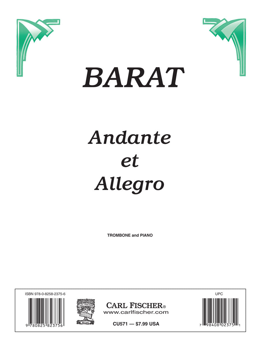 Barat: Andante Et Allegro – Ficks Music