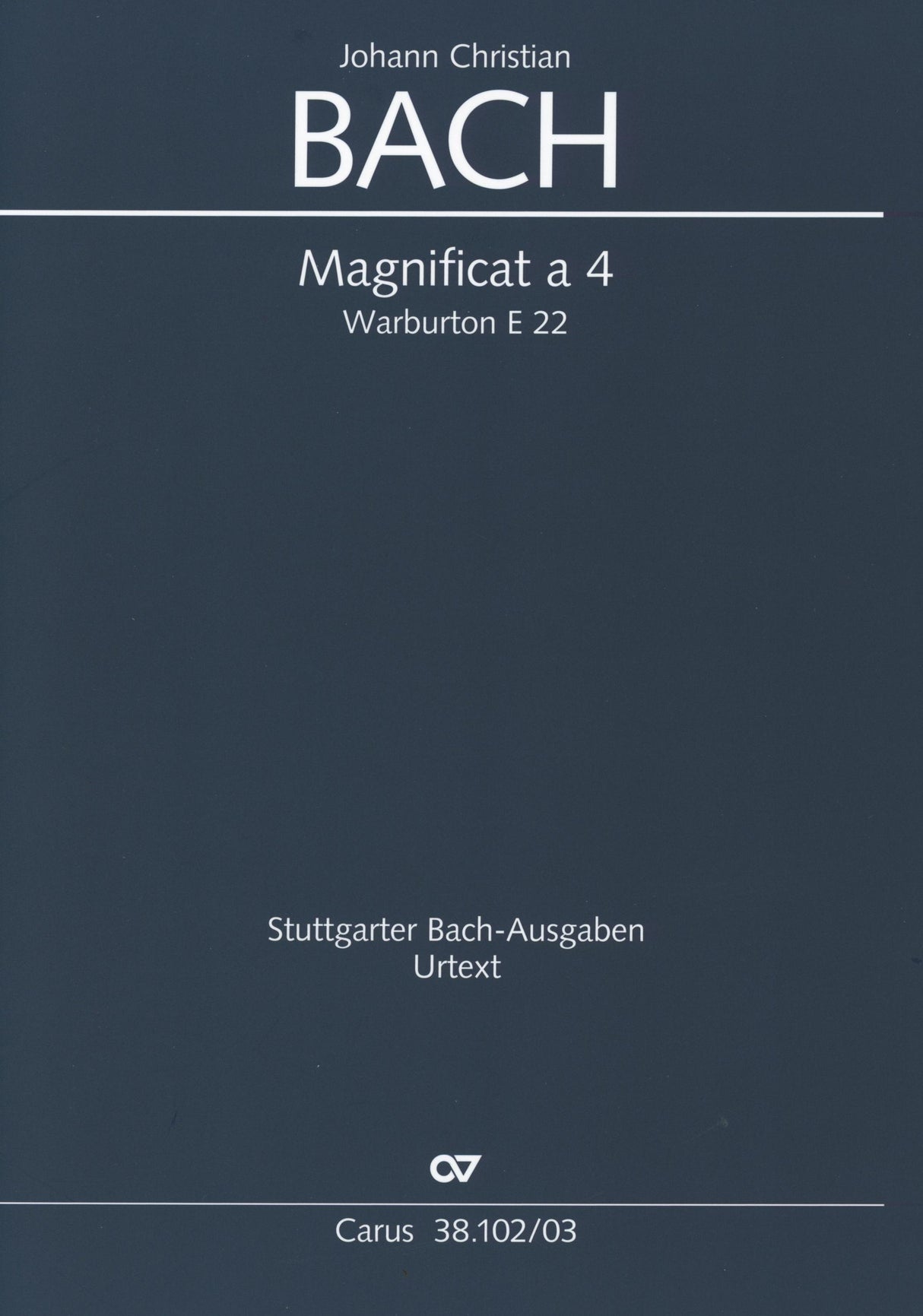 J.C. Bach: Magnificat a 4 in C Major, W E22