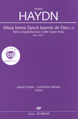 Haydn: Missa brevis Sancti Joannis de Deo, Hob. XXII:7