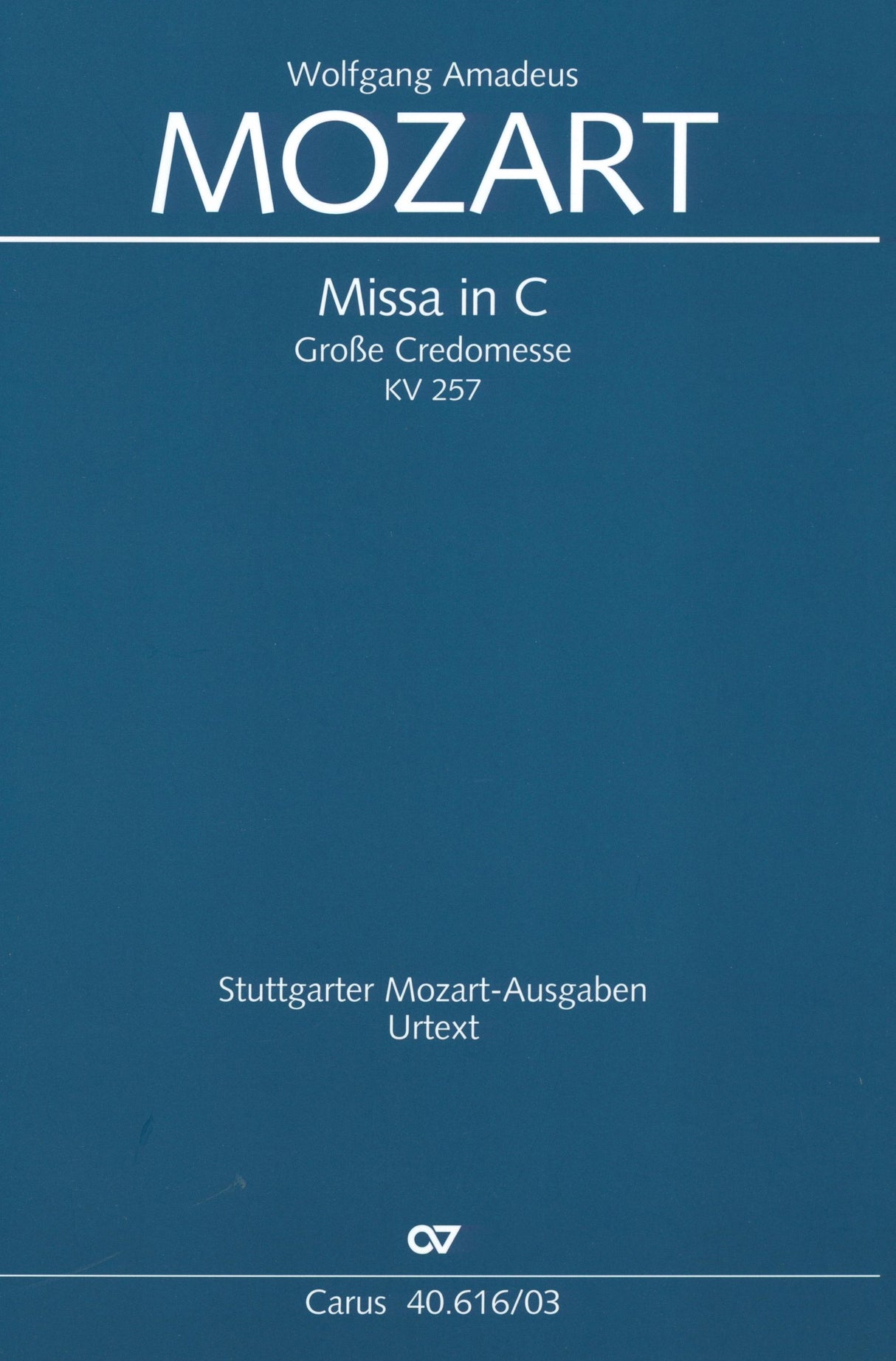 Mozart: Missa in C Major, K. 257